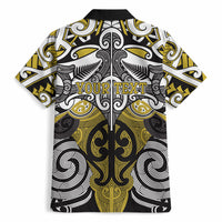 Personalised Maori Ngati Whatua Hawaiian Shirt Silver Fern Kowhaiwhai Art