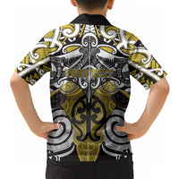 Personalised Maori Ngati Whatua Hawaiian Shirt Silver Fern Kowhaiwhai Art