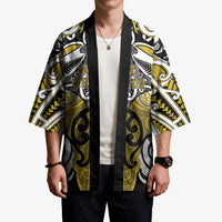 Personalised Maori Ngati Whatua Kimono Silver Fern Kowhaiwhai Art