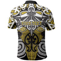 Personalised Maori Ngati Whatua Polo Shirt Silver Fern Kowhaiwhai Art