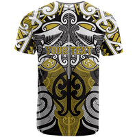 Personalised Maori Ngati Whatua T Shirt Silver Fern Kowhaiwhai Art