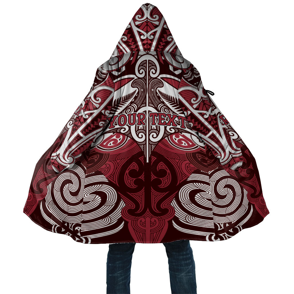 Personalised Maori Te Arawa Cloak Silver Fern Kowhaiwhai Art