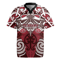 Personalised Maori Te Arawa Rugby Jersey Silver Fern Kowhaiwhai Art