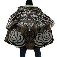 Personalised Maori Waikato Tainui Cloak Silver Fern Kowhaiwhai Art