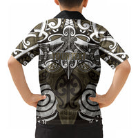 Personalised Maori Waikato Tainui Hawaiian Shirt Silver Fern Kowhaiwhai Art