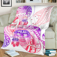 Kia Ora Maori New Zealand Pastel Blanket Sun Ta Moko Sweet Version LT01 - Polynesian Pride
