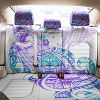 Kia Ora Maori New Zealand Pastel Back Car Seat Cover Sun Ta Moko Violet Version LT01