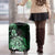 Aotearoa Kia Ora New Zealand Ta Moko Green Version Luggage Cover LT01 - Polynesian Pride