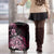 Aotearoa Kia Ora New Zealand Ta Moko Pink Version Luggage Cover LT01 - Polynesian Pride