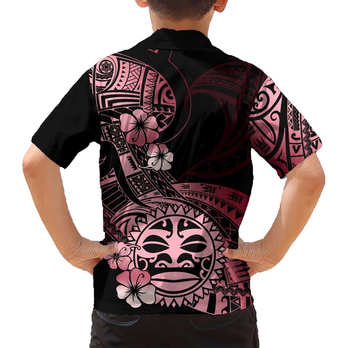 Aotearoa Kia Ora New Zealand Ta Moko Red Version Hawaiian Shirt LT01 - Polynesian Pride