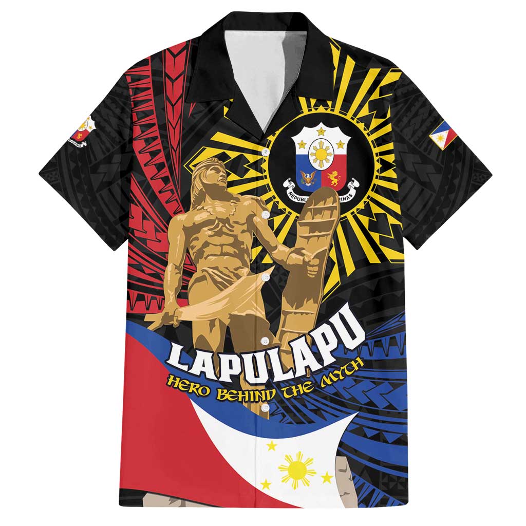 Personalized Lapulapu The First Filipino Hero Family Matching Off Shoulder Maxi Dress and Hawaiian Shirt Polynesian Pattern