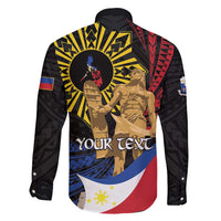 Personalized Lapulapu The First Filipino Hero Family Matching Off Shoulder Short Dress and Hawaiian Shirt Polynesian Pattern