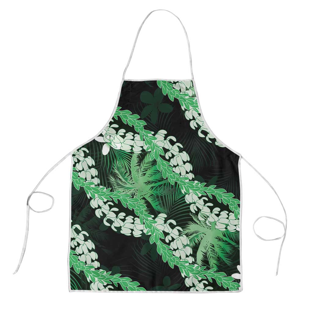 Puakenikeni Maile Lei Apron Frangipani Green Tropical Leaves