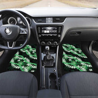 Puakenikeni Maile Lei Car Mats Frangipani Green Tropical Leaves