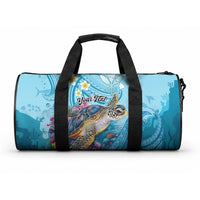 Personalized Hawaii Sea Turtle Duffle Bag Hawaii Map Ocean Vibes
