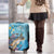 Personalized Hawaii Sea Turtle Luggage Cover Hawaii Map Ocean Vibes