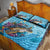 Personalized Hawaii Sea Turtle Quilt Bed Set Hawaii Map Ocean Vibes