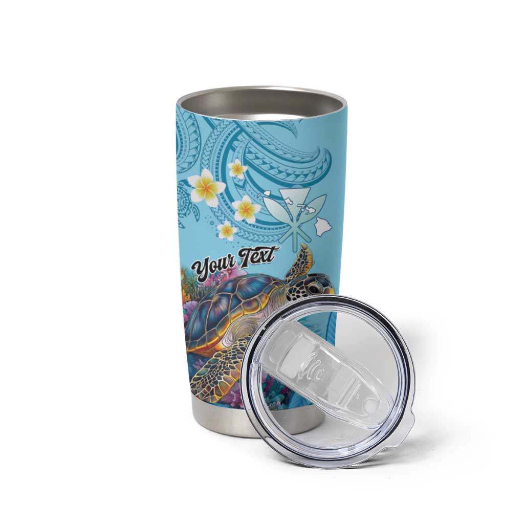 Personalized Hawaii Sea Turtle Tumbler Cup Hawaii Map Ocean Vibes