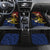 Philippines Spirit Tribal Sun Plumeria Car Mats Red And Blue Polynesian Pattern