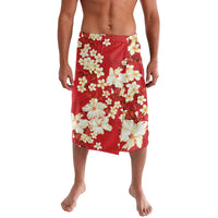 Hawaii Hibiscus Plumeria Red Lavalava Polynesian Pattern