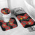 Papua New Guinea 50th Independence Bathroom Set PNG Batik Pattern - Polynesian Pride