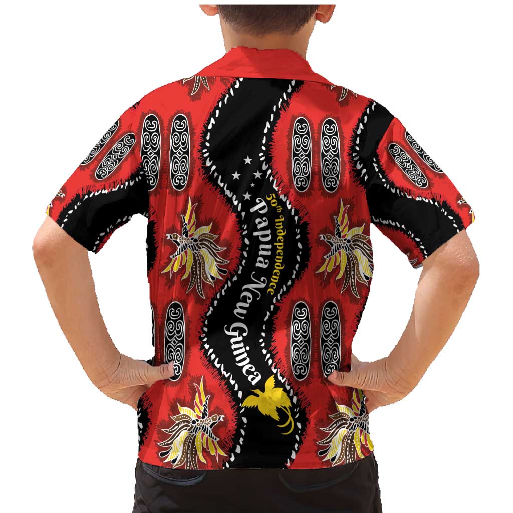 Papua New Guinea 50th Independence Family Matching Mermaid Dress and Hawaiian Shirt PNG Batik Pattern LT01 - Polynesian Pride