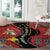 Papua New Guinea 50th Independence Round Carpet PNG Batik Pattern - Polynesian Pride