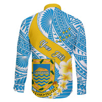 Personalised Tuvalu Independence Day Family Matching Summer Maxi Dress and Hawaiian Shirt Plumeria 45th Anniversary LT01 - Polynesian Pride