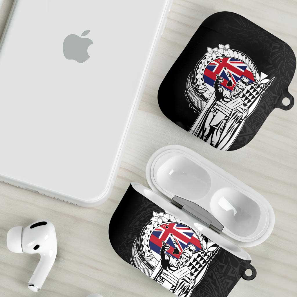 Hawaii King Kamehameha AirPods Case Flag Polynesian Pattern
