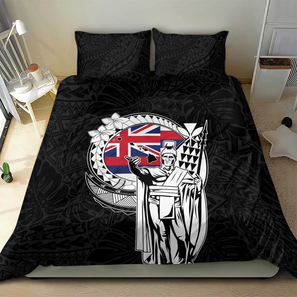 Hawaii King Kamehameha Bedding Set Flag Polynesian Pattern