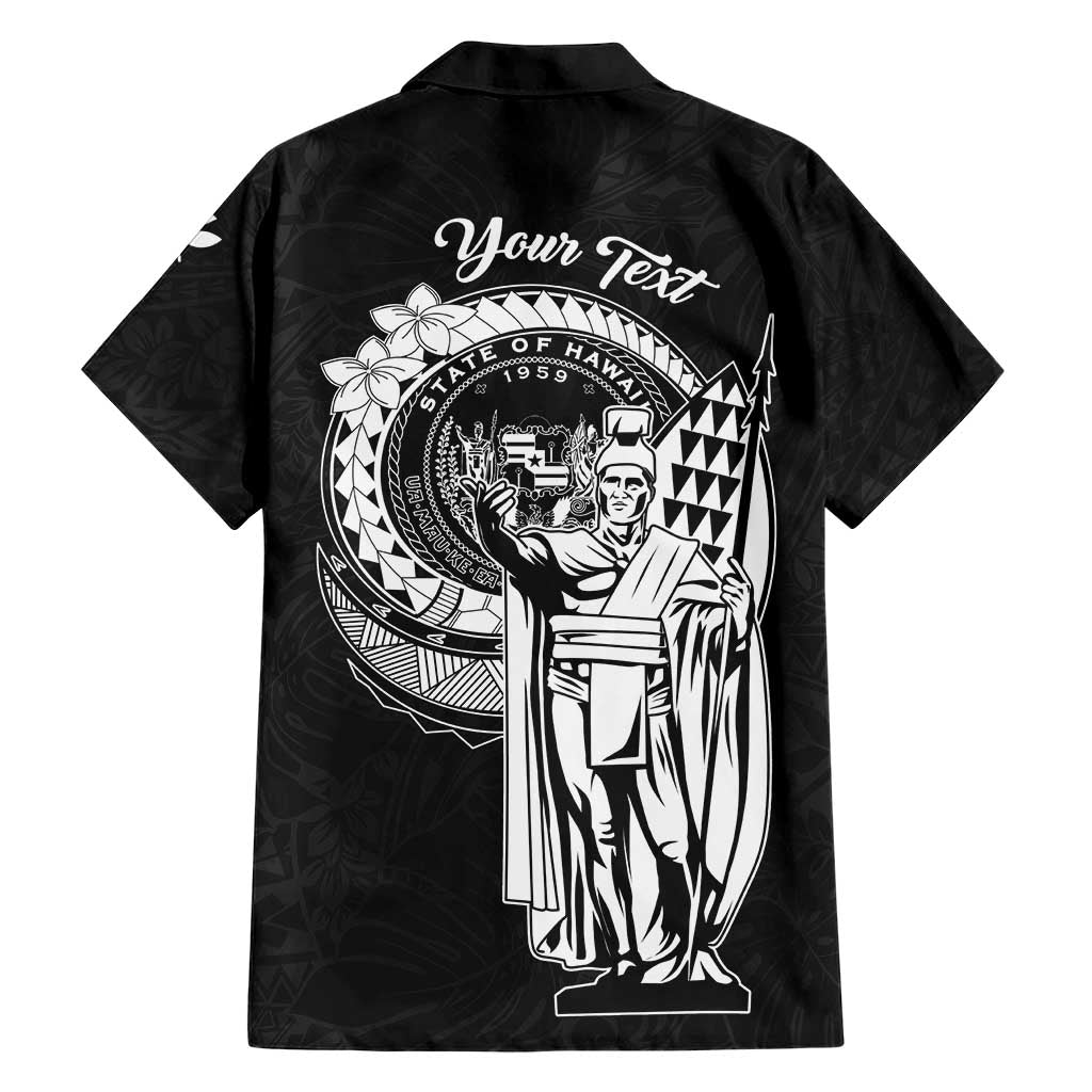Personalized Hawaii King Kamehameha Family Matching Off Shoulder Maxi Dress and Hawaiian Shirt Flag Polynesian Pattern