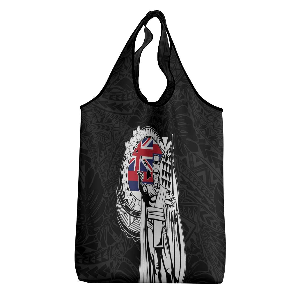 Hawaii King Kamehameha Grocery Bag Flag Polynesian Pattern