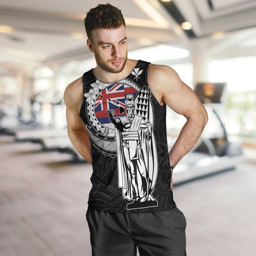 Personalized Hawaii King Kamehameha Men Tank Top Flag Polynesian Pattern
