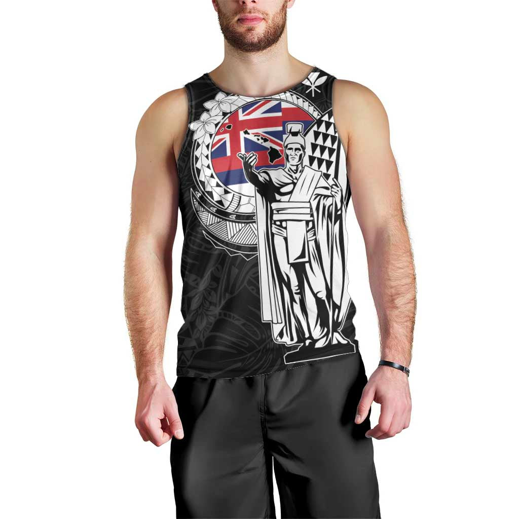 Personalized Hawaii King Kamehameha Men Tank Top Flag Polynesian Pattern