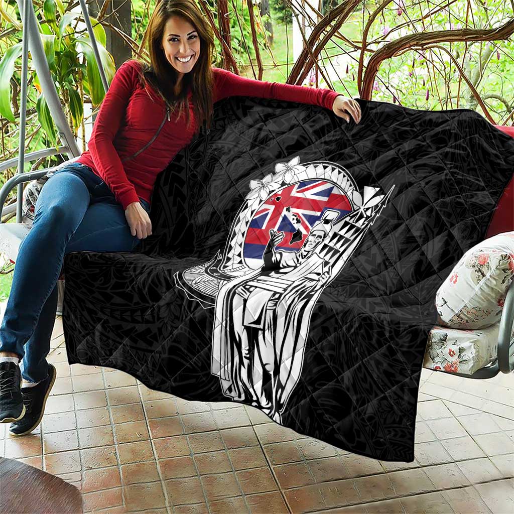 Hawaii King Kamehameha Quilt Flag Polynesian Pattern