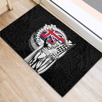 Hawaii King Kamehameha Rubber Doormat Flag Polynesian Pattern