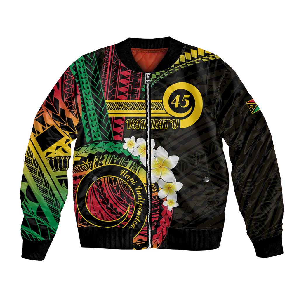 Vanuatu Independence Day Bomber Jacket Yumi 45th Hapi Indipendens Dei LT01
