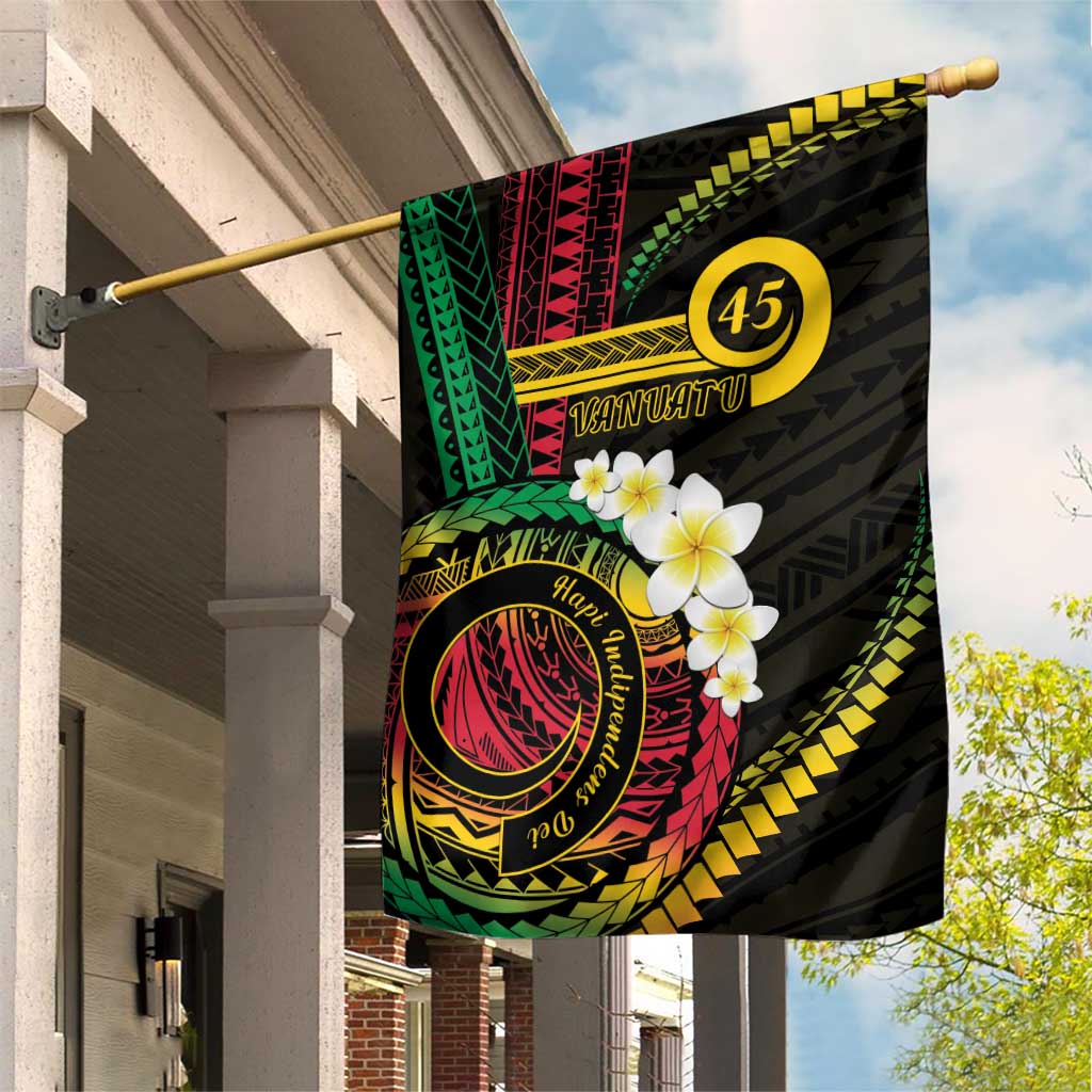 Vanuatu Independence Day Garden Flag Yumi 45th Hapi Indipendens Dei LT01