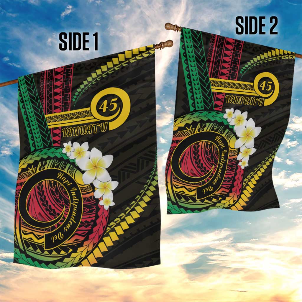Vanuatu Independence Day Garden Flag Yumi 45th Hapi Indipendens Dei LT01