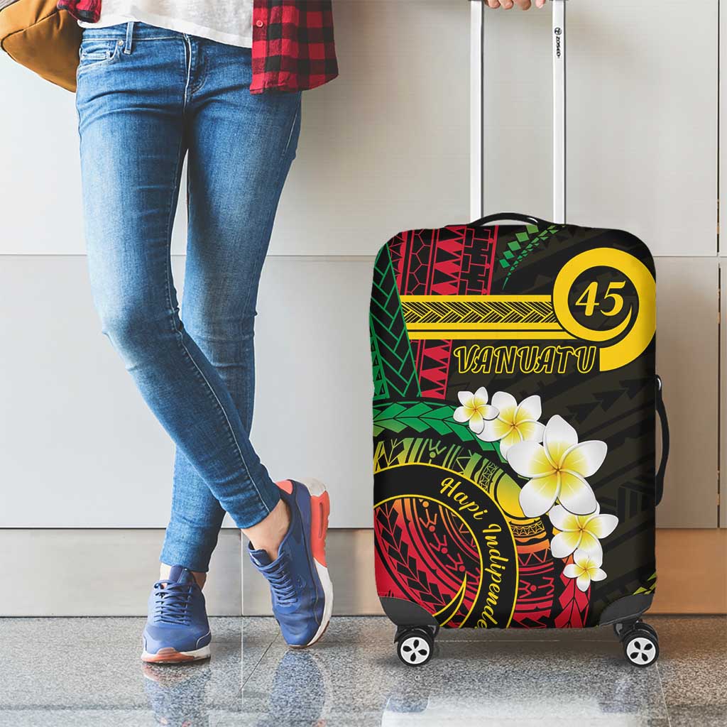 Vanuatu Independence Day Luggage Cover Yumi 45th Hapi Indipendens Dei LT01