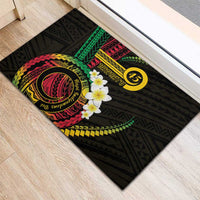 Vanuatu Independence Day Rubber Doormat Yumi 45th Hapi Indipendens Dei LT01