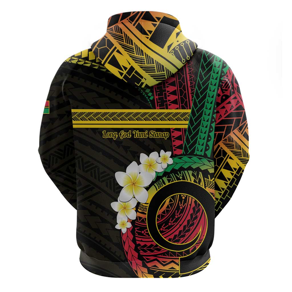 Vanuatu Independence Day Zip Hoodie Yumi 45th Hapi Indipendens Dei LT01