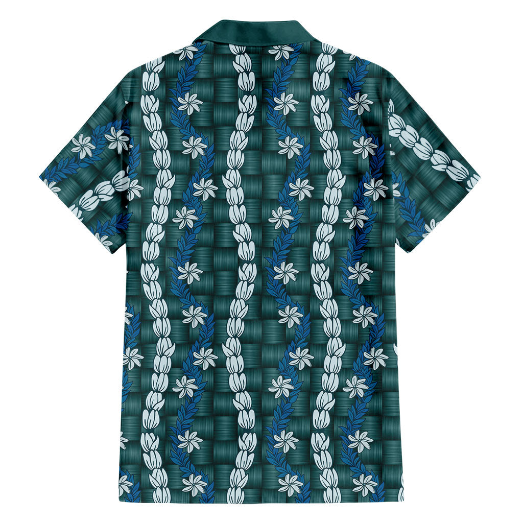 Pikake Maile Tiare Lei Hawaiian Shirt Polu Lauhala Pattern