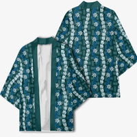 Pikake Maile Tiare Lei Kimono Polu Lauhala Pattern