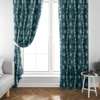 Pikake Maile Tiare Lei Window Curtain Polu Lauhala Pattern