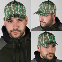 Pikake Maile Tiare Lei Classic Cap Omaomao Lauhala Pattern