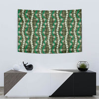 Pikake Maile Tiare Lei Tapestry Omaomao Lauhala Pattern