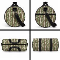 Pikake Maile Tiare Lei Duffle Bag Natural Lauhala Pattern LT01 - Polynesian Pride