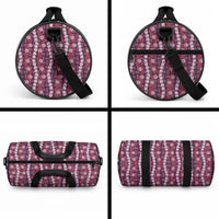 Pikake Maile Tiare Lei Duffle Bag Akala Lauhala Pattern LT01 - Polynesian Pride