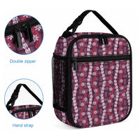 Pikake Maile Tiare Lei Lunch Bag Akala Lauhala Pattern LT01 - Polynesian Pride